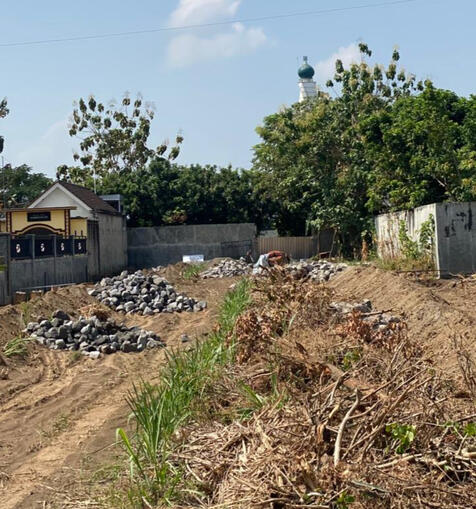 Akses Pintu Gerbang Kampus UIN Satu Tulungagung (Proses Pembangunan)